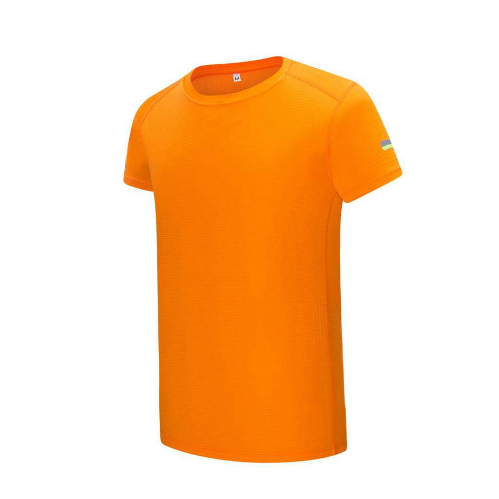 男士運(yùn)動(dòng)系列-簡約時(shí)尚圓領(lǐng)T恤（橘色）